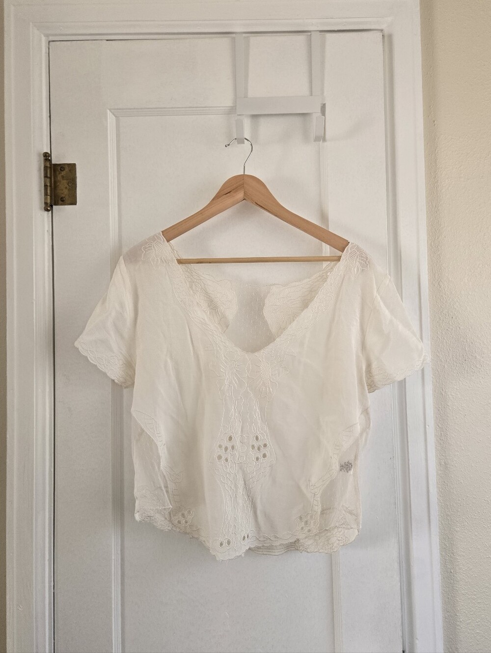 Embroidered Lace Top